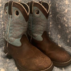 Durango cowgirl boots size 1 in kids